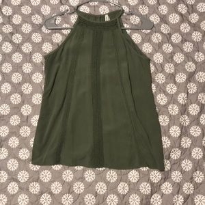 Army Green Mudd Halter Top